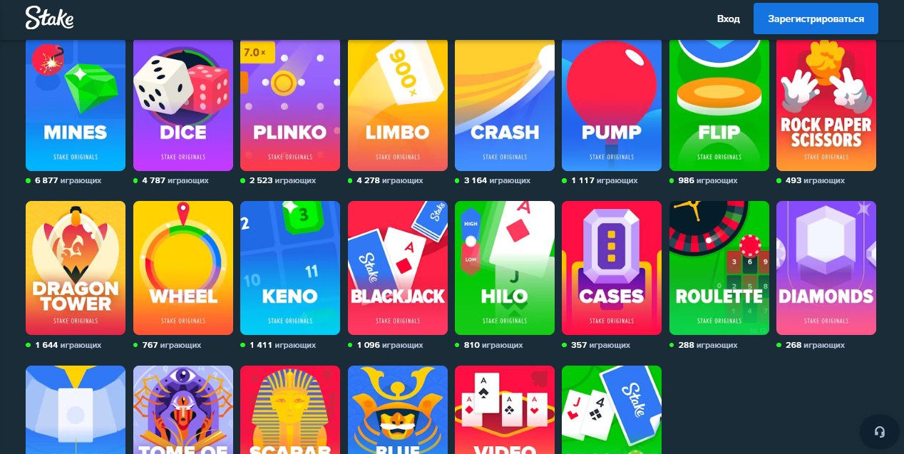 Stake Originals Games